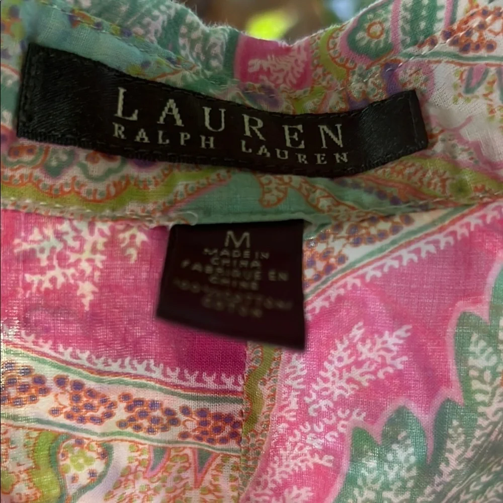 Lauren Ralph Lauren Paisley Shirt - Picture 2 of 9